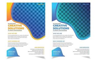 flyer d'entreprise créatif moderne, conception de modèle de brochure. vecteur