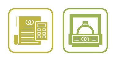 mariage Coût et mariage bague icône vecteur