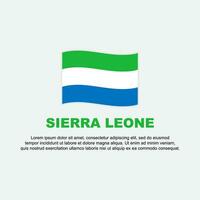 sierra leone drapeau Contexte conception modèle. sierra leone indépendance journée bannière social médias poste. sierra leone Contexte vecteur