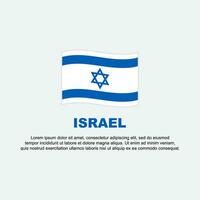 Israël drapeau Contexte conception modèle. Israël indépendance journée bannière social médias poste. Israël Contexte vecteur