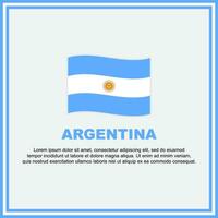 Argentine drapeau Contexte conception modèle. Argentine indépendance journée bannière social médias poste. Argentine bannière vecteur