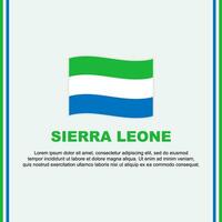 sierra leone drapeau Contexte conception modèle. sierra leone indépendance journée bannière social médias poste. sierra leone dessin animé vecteur