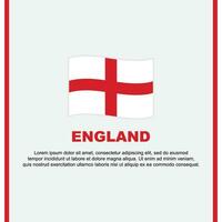 Angleterre drapeau Contexte conception modèle. Angleterre indépendance journée bannière social médias poste. Angleterre dessin animé vecteur