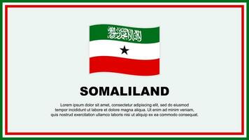 Somaliland drapeau abstrait Contexte conception modèle. Somaliland indépendance journée bannière social médias vecteur illustration. Somaliland bannière