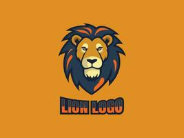 Lion logo pour e des sports jeu vecteur