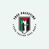 gratuit Palestine logo vecteur