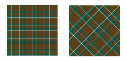 plaid modèle dans marron et vert. vecteur chevrons texturé sans couture tartan vérifier plaid Contexte pour flanelle chemise ou autre moderne l'automne hiver textile imprimer.