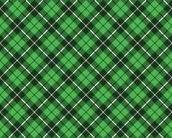 vert tartan en tissu texture diagonale modèle sans couture vecteur