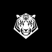 tigre, noir et blanc vecteur illustration