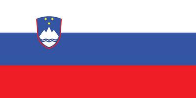 slovénie drapeau vecteur illustration avec officiel couleurs et précis proportion