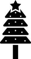 Noël arbre vecteur icône conception illustration