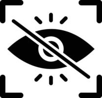 rouge œil vecteur icône conception illustration