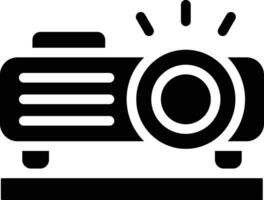 illustration de conception d'icône de vecteur de projecteur