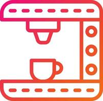 illustration de conception d'icône de vecteur de machine à café