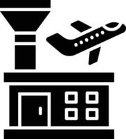 illustration de conception d'icône de vecteur d'aéroport