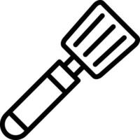 illustration de conception d'icône de vecteur de spatule