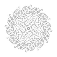 lotus labyrinthe celtique coloration livre mandala page pour kdp livre intérieur vecteur