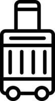 illustration de conception d'icône de vecteur de bagages