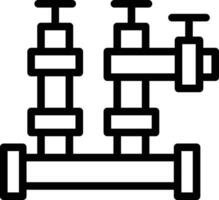 illustration de conception d'icône de vecteur de tuyau