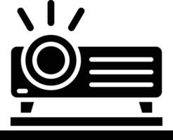 illustration de conception d'icône de vecteur de projecteur
