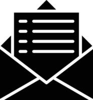 illustration de conception d'icône de vecteur de courrier électronique