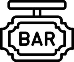 bar planche vecteur icône conception illustration