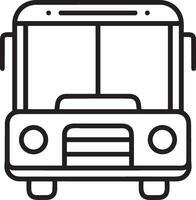 autobus transport symbole icône vecteur image. illustration de le silhouette autobus transport Publique Voyage conception image