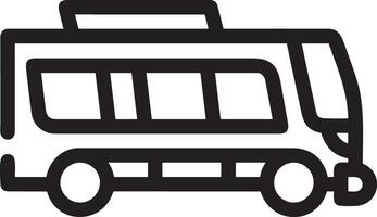 autobus transport symbole icône vecteur image. illustration de le silhouette autobus transport Publique Voyage conception image