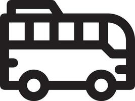 autobus transport symbole icône vecteur image. illustration de le silhouette autobus transport Publique Voyage conception image