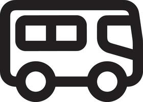 autobus transport symbole icône vecteur image. illustration de le silhouette autobus transport Publique Voyage conception image