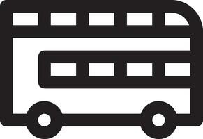 autobus transport symbole icône vecteur image. illustration de le silhouette autobus transport Publique Voyage conception image