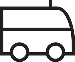 autobus transport symbole icône vecteur image. illustration de le silhouette autobus transport Publique Voyage conception image