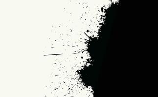 art noir encre abstrait brosse accident vasculaire cérébral peindre Contexte vecteur