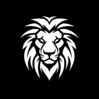 Lion - minimaliste et plat logo - vecteur illustration