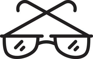 des lunettes optique icône symbole image vecteur. illustration de des lunettes de soleil protection vue graphique conception image vecteur