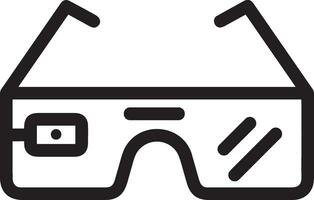 des lunettes optique icône symbole image vecteur. illustration de des lunettes de soleil protection vue graphique conception image vecteur