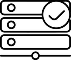 artificiel intelligence icône symbole vecteur image. illustration de le cerveau robot apprentissage Humain intelligent algorithme conception image.