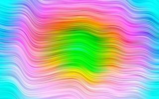 multicolore clair, arrière-plan vectoriel arc-en-ciel avec des formes de bulles.