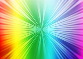 lumière multicolore, texture vectorielle arc-en-ciel avec des lignes colorées. vecteur