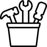 icône de ligne pour les outils vecteur