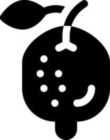 cette icône ou logo est des fruits icône ou en bonne santé en mangeant etc et pouvez être utilisé pour la toile, application et logo conception vecteur