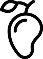 cette icône ou logo est des fruits icône ou en bonne santé en mangeant etc et pouvez être utilisé pour la toile, application et logo conception vecteur