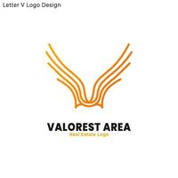 abstrait ailes oiseau logo. luxe lettre v logo. en volant oiseau logo. réel biens logo. professionnel lettre v logo conception. vecteur