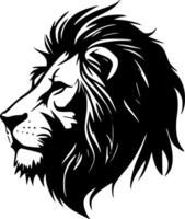 lion, noir et blanc vecteur illustration