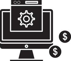 argent échange Paiement icône symbole vecteur image. illustration de le dollar devise pièce de monnaie graphique conception image