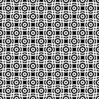 motif abstrait sans couture noir et blanc. arrière-plan et toile de fond. conception ornementale en niveaux de gris. vecteur