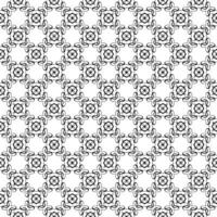 motif abstrait sans couture noir et blanc. arrière-plan et toile de fond. conception ornementale en niveaux de gris. vecteur