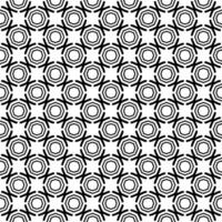 motif abstrait sans couture noir et blanc. arrière-plan et toile de fond. conception ornementale en niveaux de gris. vecteur