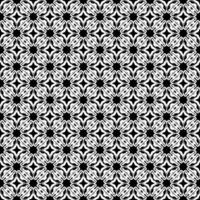 motif abstrait sans couture noir et blanc. arrière-plan et toile de fond. conception ornementale en niveaux de gris. vecteur