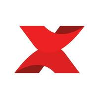 lettre X logo icône vecteur